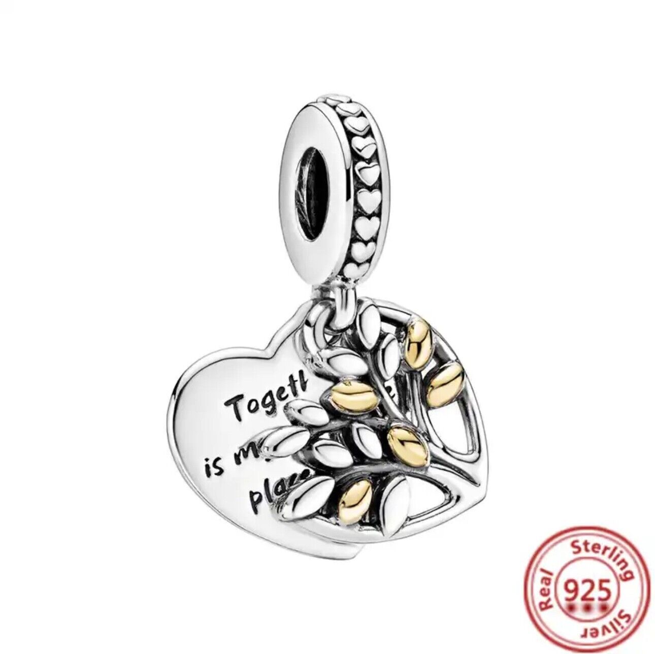 Tree of Life and Heart Charm - bellissi