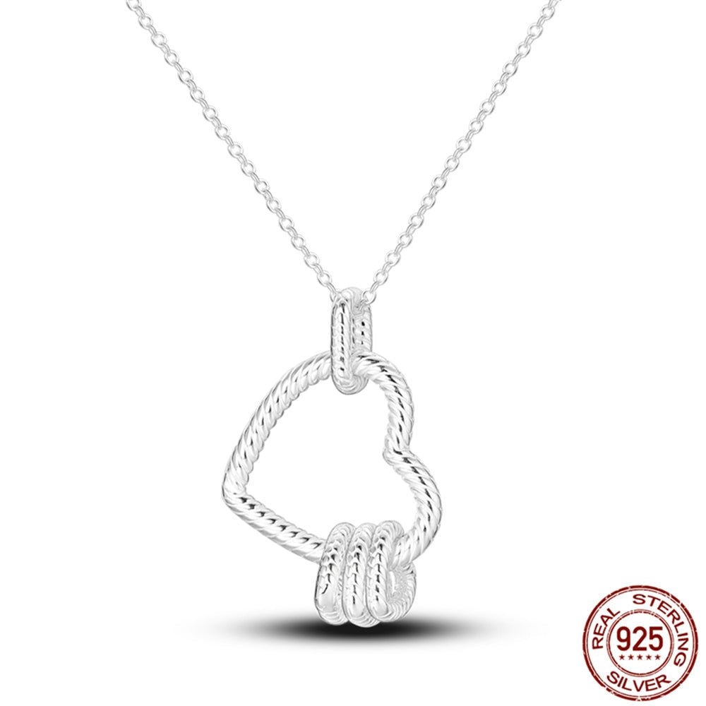 Triple Heart on Heart Necklace - bellissi