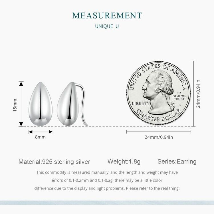 Wire Hook Large Teardrop Earrings - bellissi