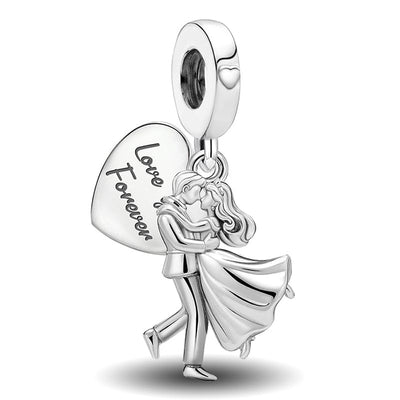 Love Forever Couple Dangle Charm