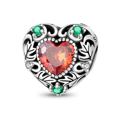 Autum Heart Charm
