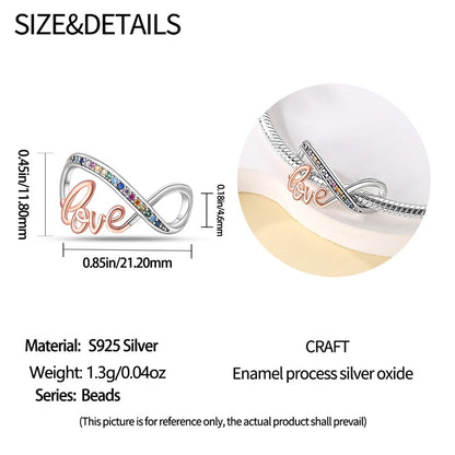 Infinity Forever Love Charm