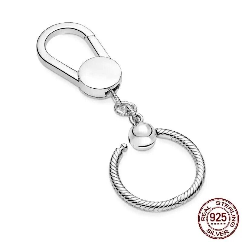 Clip on Bag Chain Key Ring Charm Keychain