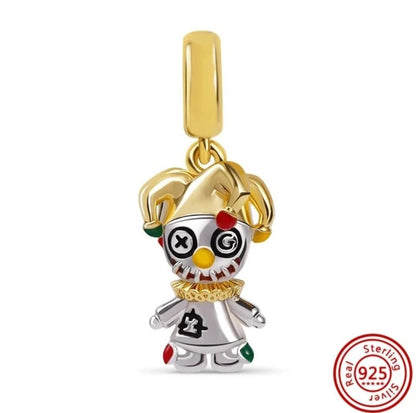 Multicoloured Clown Dangle Charm