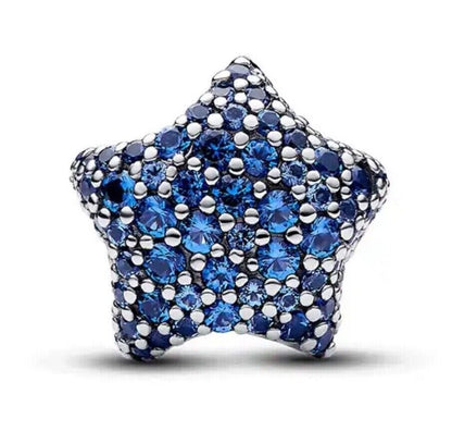 Blue Zirconia Star Charm