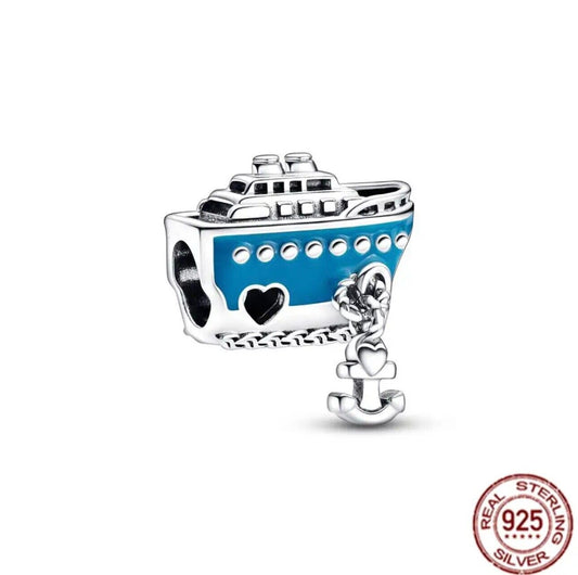 Ship Tour Boat Anchor Charm