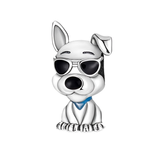 Cool Dog With Sunglasses Charm