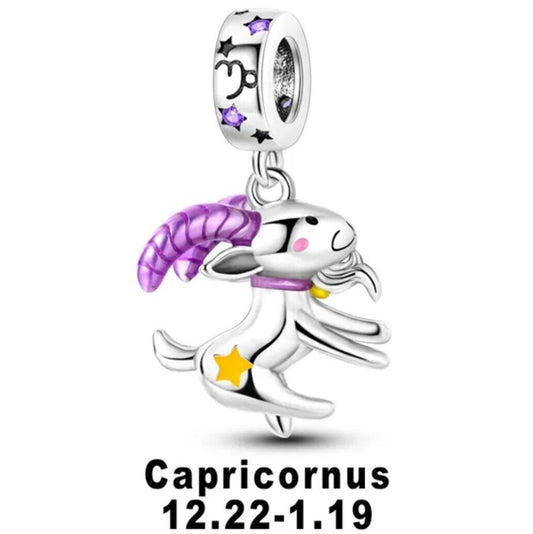 Luminous Zodiac Sign Capricorn Dangle Charm