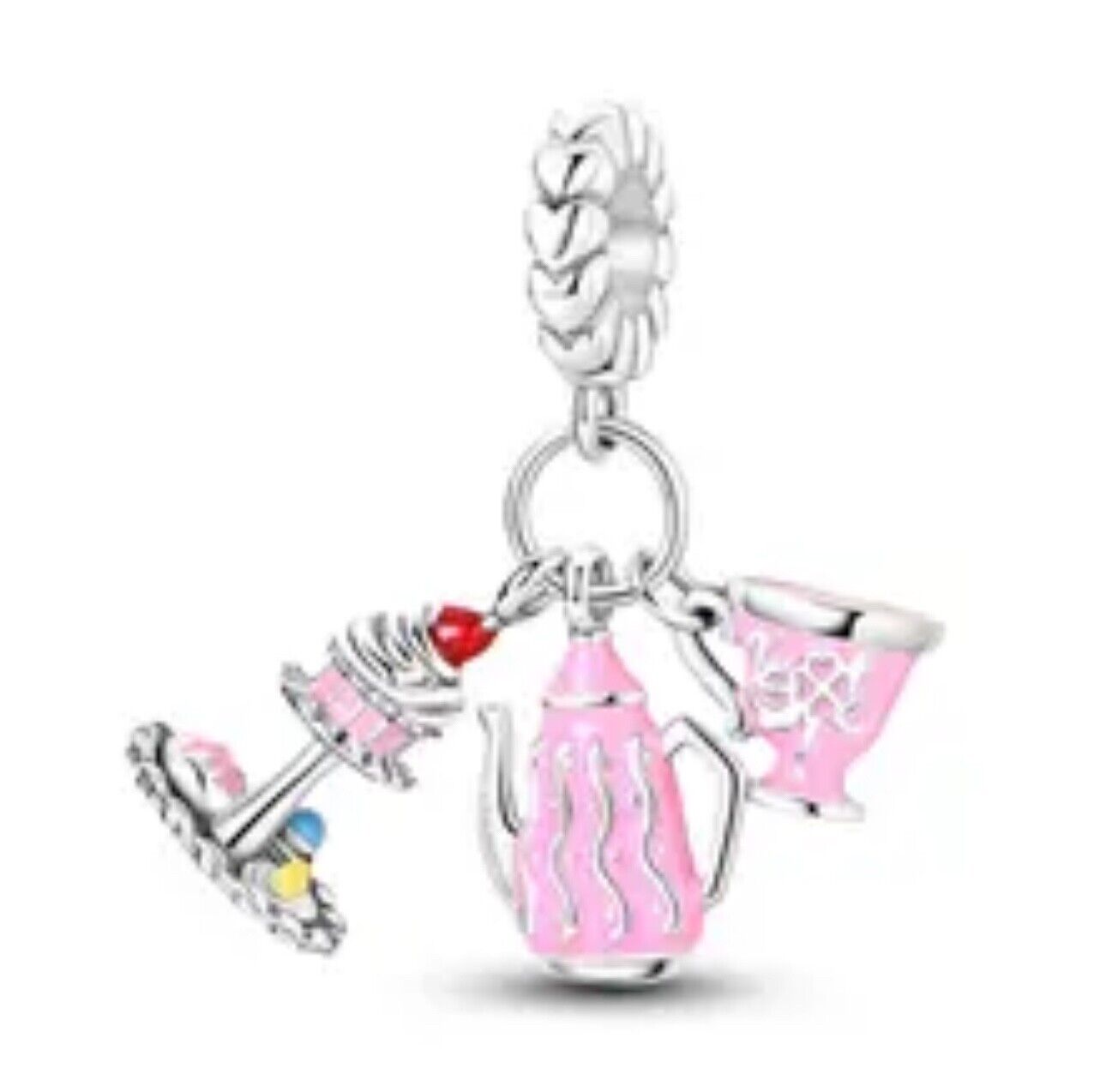 Pink Cake TeaPot Gift Charm