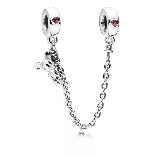 Safety Chain Climbing Mickey Mouse Charm