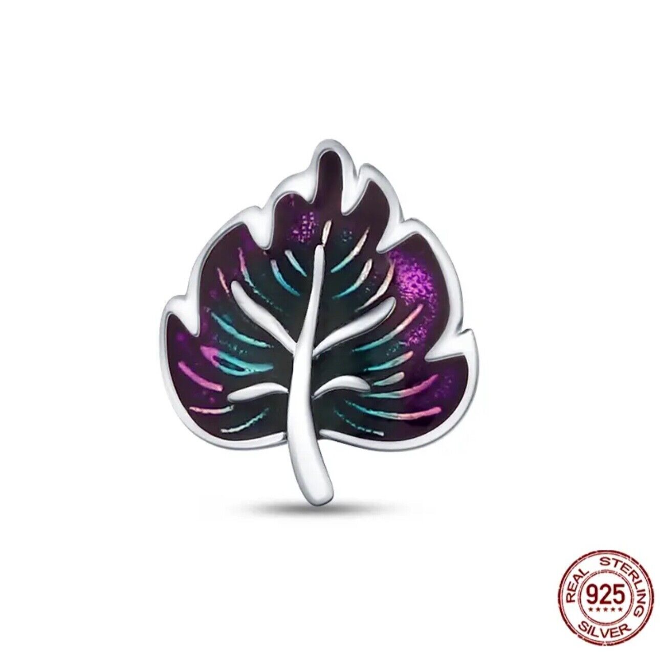 Autum Colourful Leaf Charm
