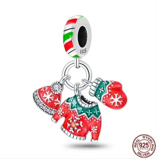 Christmas Jumper Hat Glove Charm