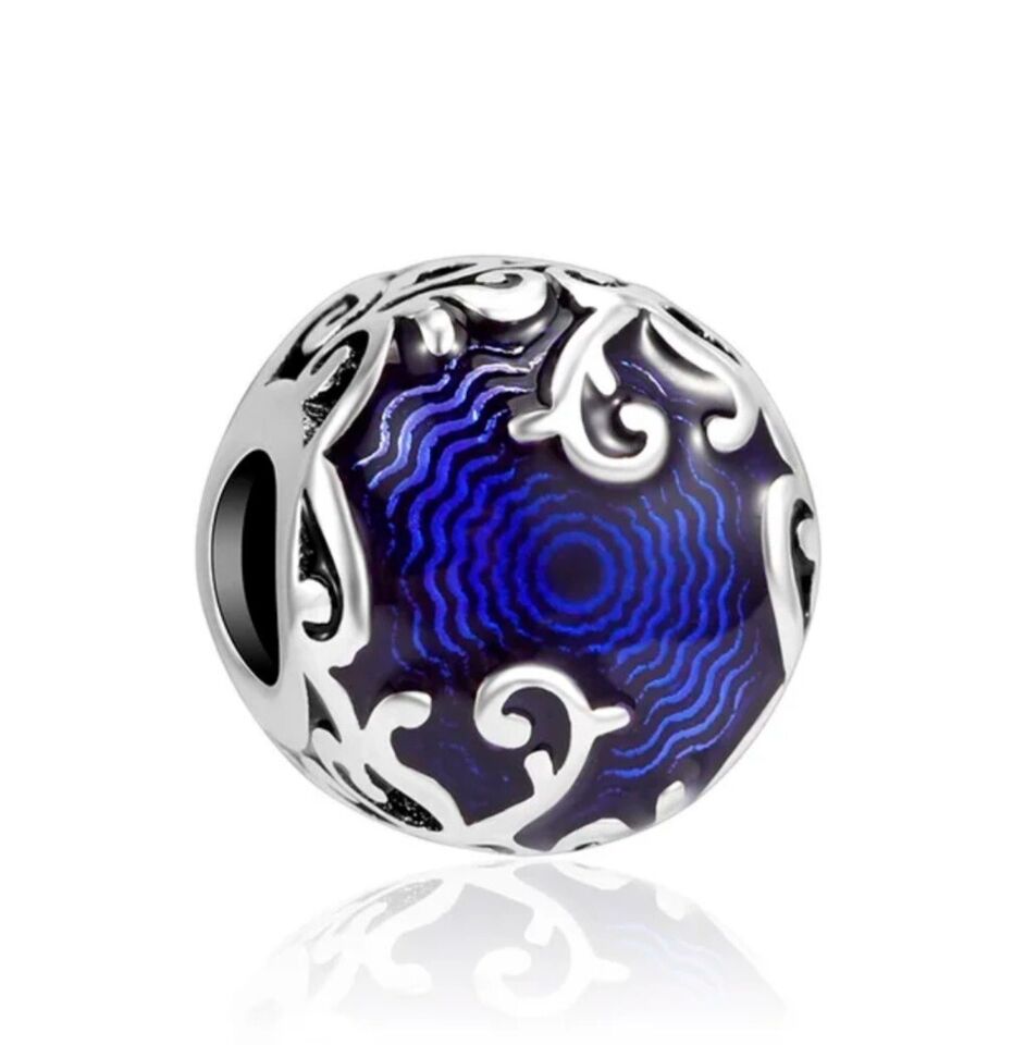 Blue Bead Charm