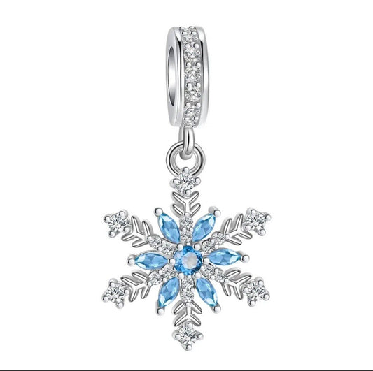 Sparkling Snowflake Charm