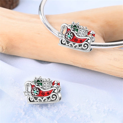 Santa's Sleigh Ride Charm
