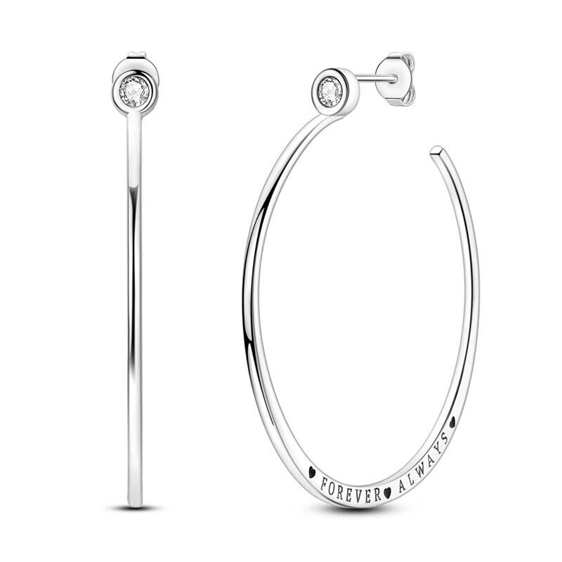 Big Chunky Hoop Earrings