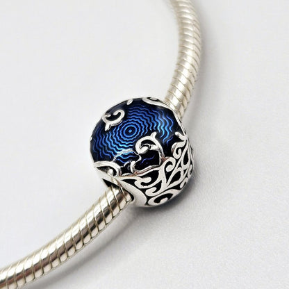 Blue Bead Charm