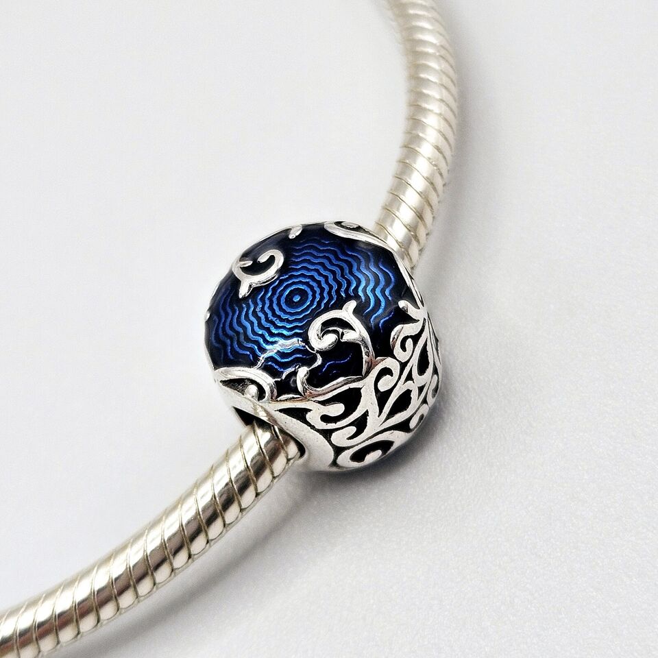 Blue Bead Charm
