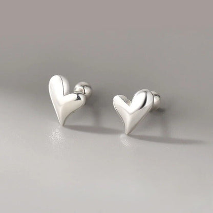Heart Stud Earrings