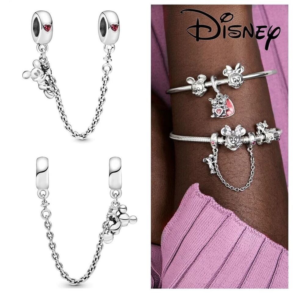 Safety Chain Climbing Mickey Mouse Charm