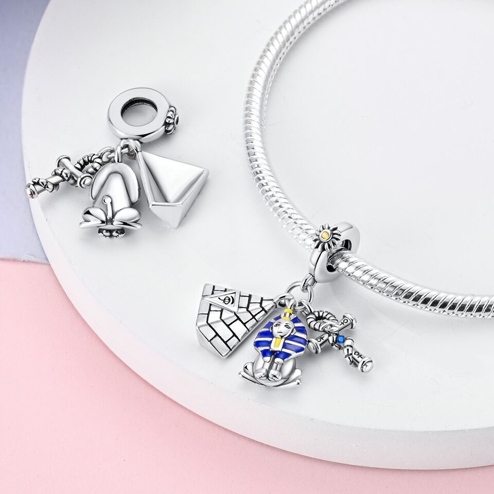 Egyptian Pyramid Pharaoh Charm