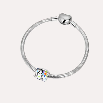 Lucky Elephant Multicoloured Charm