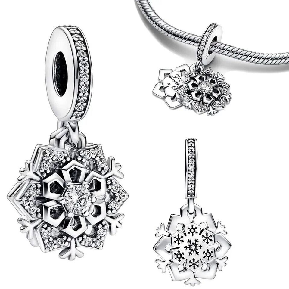 Snowflake Dangle Charm