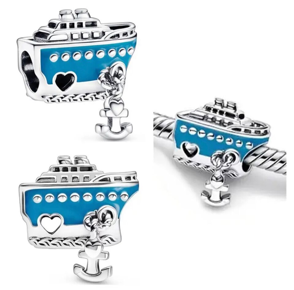 Ship Tour Boat Anchor Charm