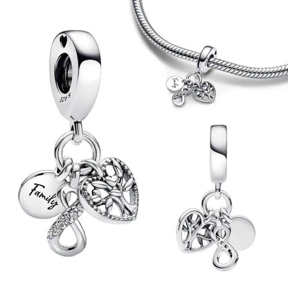Family Infinity Tree of Life Charm