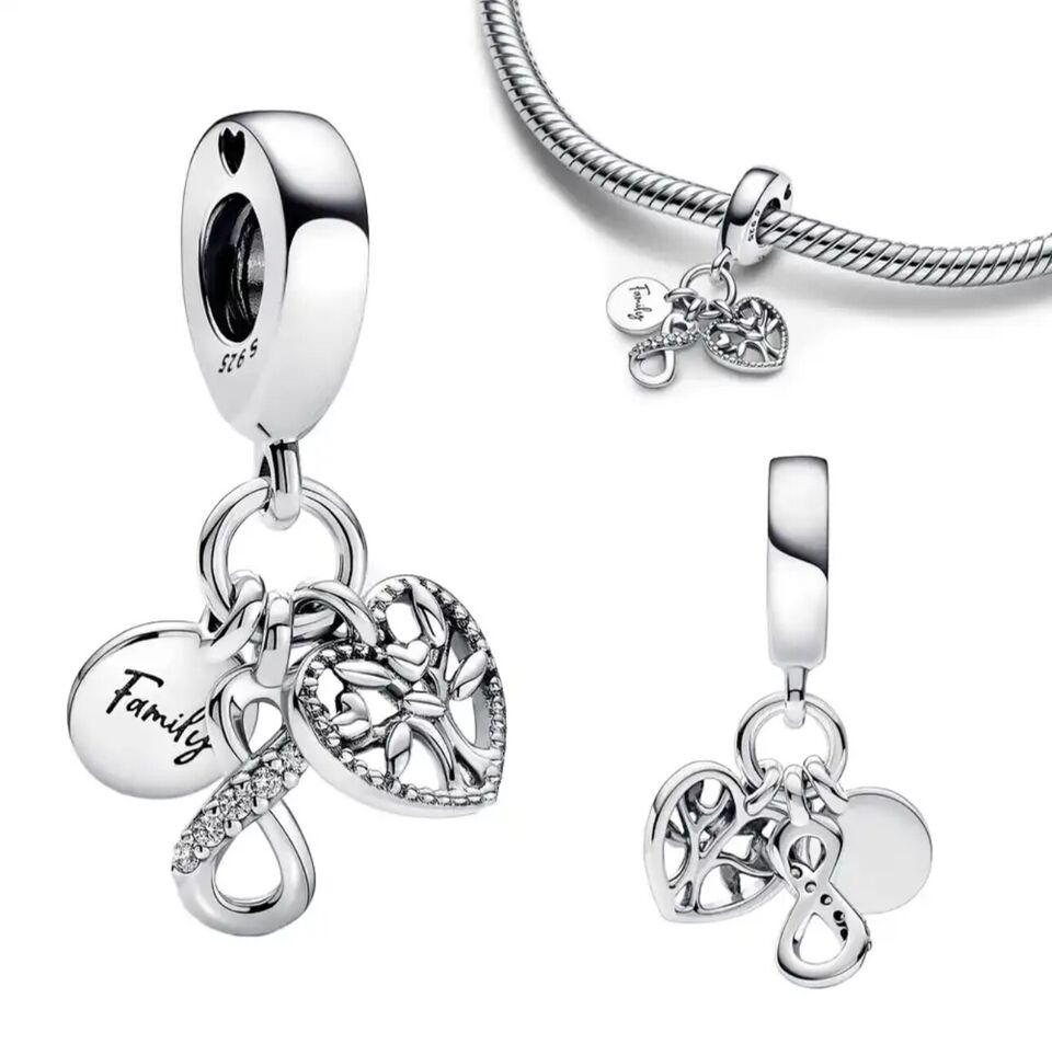 Family Infinity Tree of Life Charm