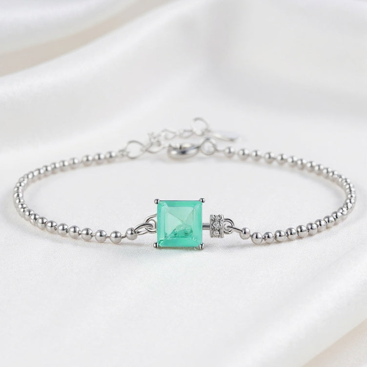 Silver Touch of Energy – Tourmaline Bracelet