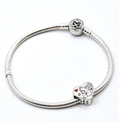 Best Mum Heart Charm