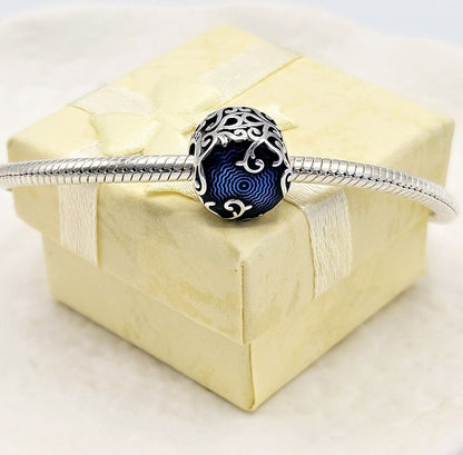 Blue Bead Charm