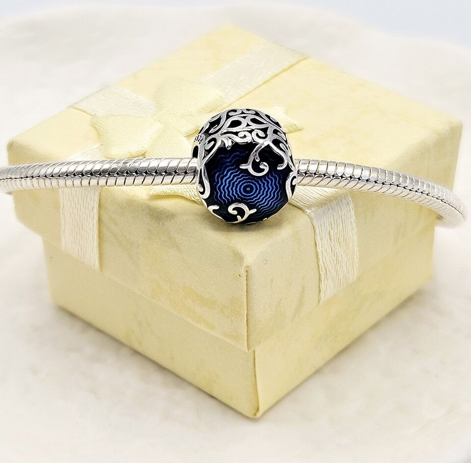 Blue Bead Charm