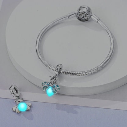 Glow In The Dark Bee Dangle Charm