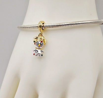 Multicoloured Clown Dangle Charm