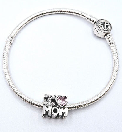 Love Mum Heart Charm