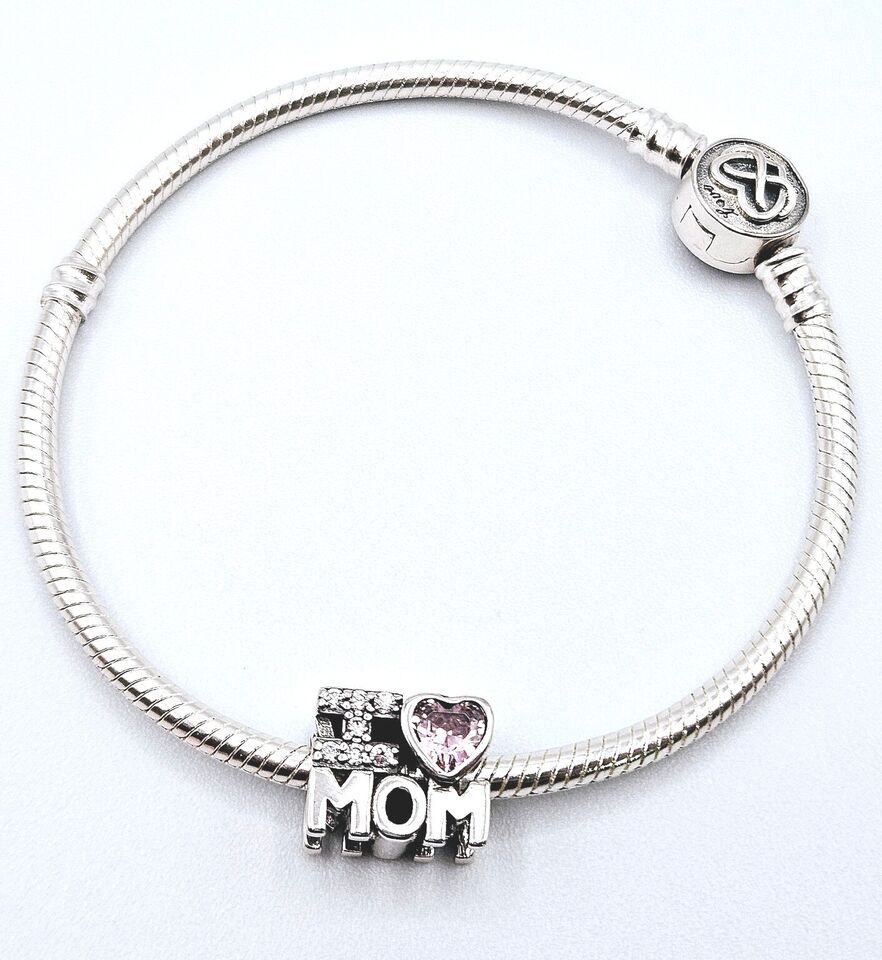 Love Mum Heart Charm