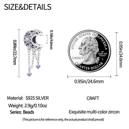 Moon Dreamcatcher With Zirconia Charm