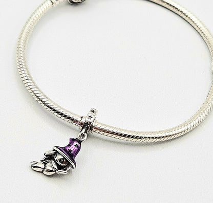 Witch Dangle Silver Charm