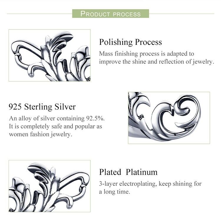 Retro Pattern Leaf Stud Earrings