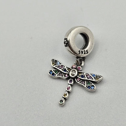 Dragonfly Zirconia Charm
