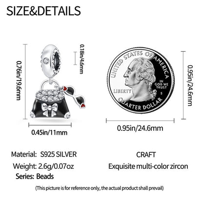 Bag & Sunglasses Dangle Gift Charm