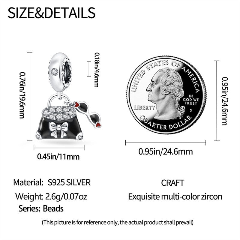 Bag & Sunglasses Dangle Gift Charm