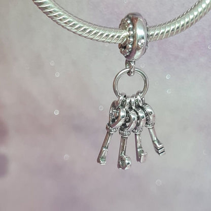 Keys Of Love Charm