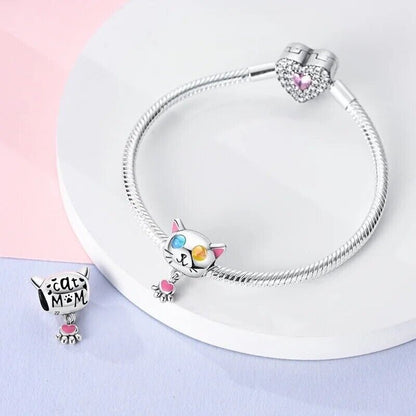 Cute Kitten Dangle Paw Charm