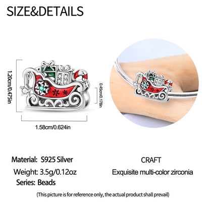 Santa's Sleigh Ride Charm