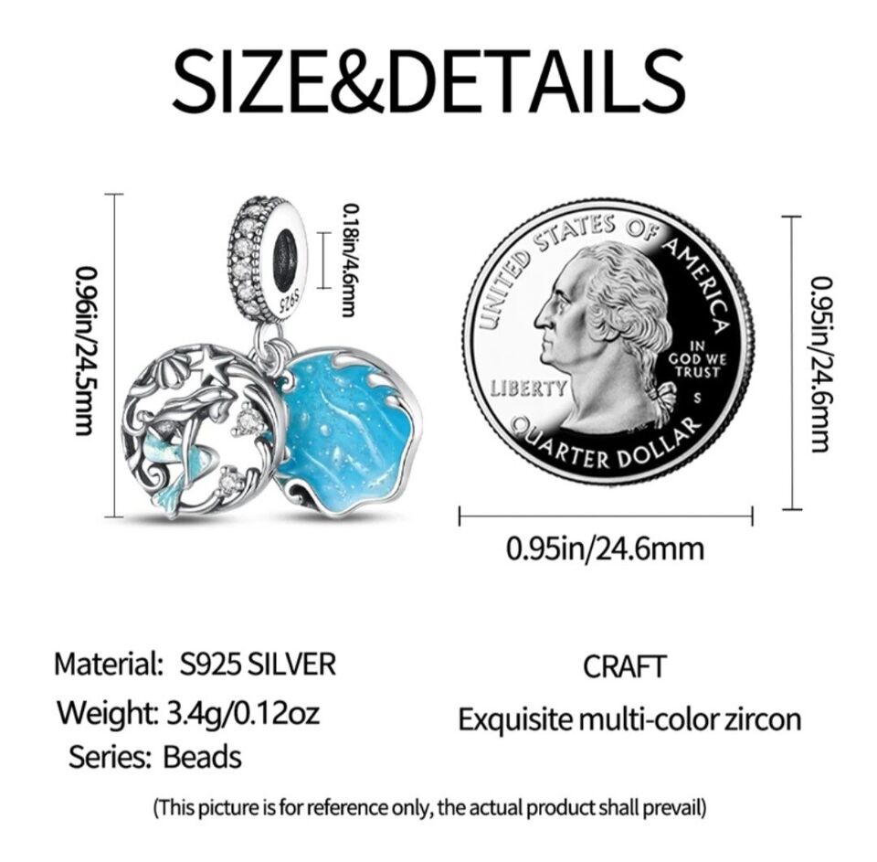 Little Mermaid Dangle Charm