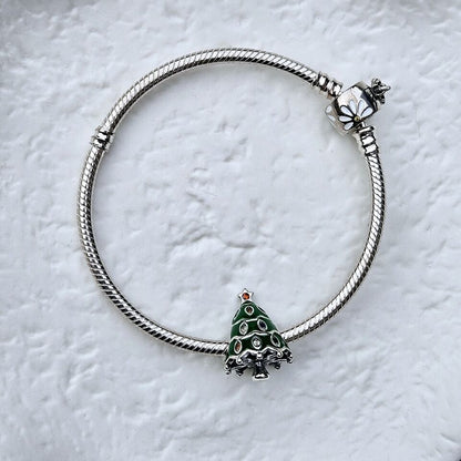 Green Christmas Tree Charm