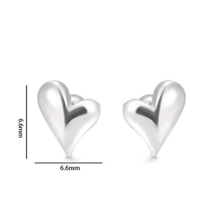Heart Stud Earrings